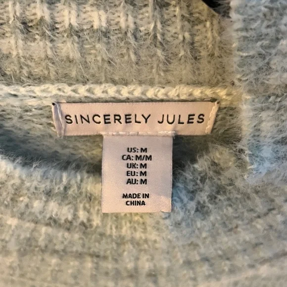 Vince Camuto Women's Light Gray Cowl Neck Sweater - Picture 2 of 4